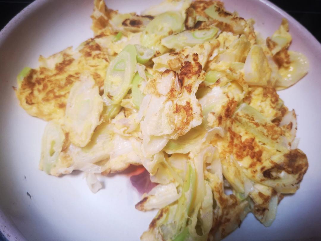 大葱炒鸡蛋