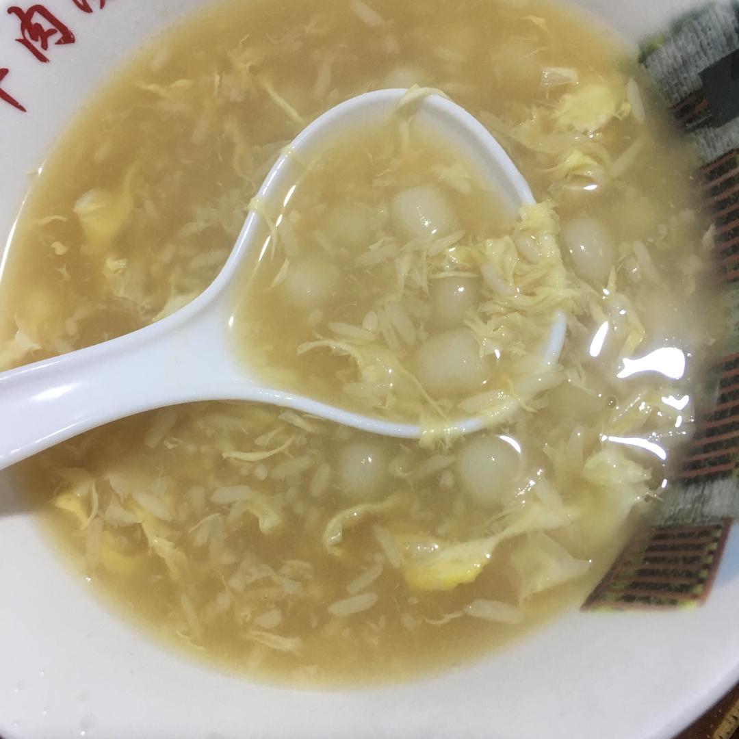 酒糟鸡蛋小圆子