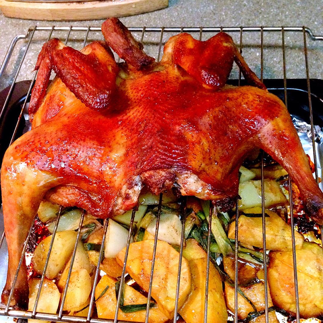 早餐之恋做的烤鸡