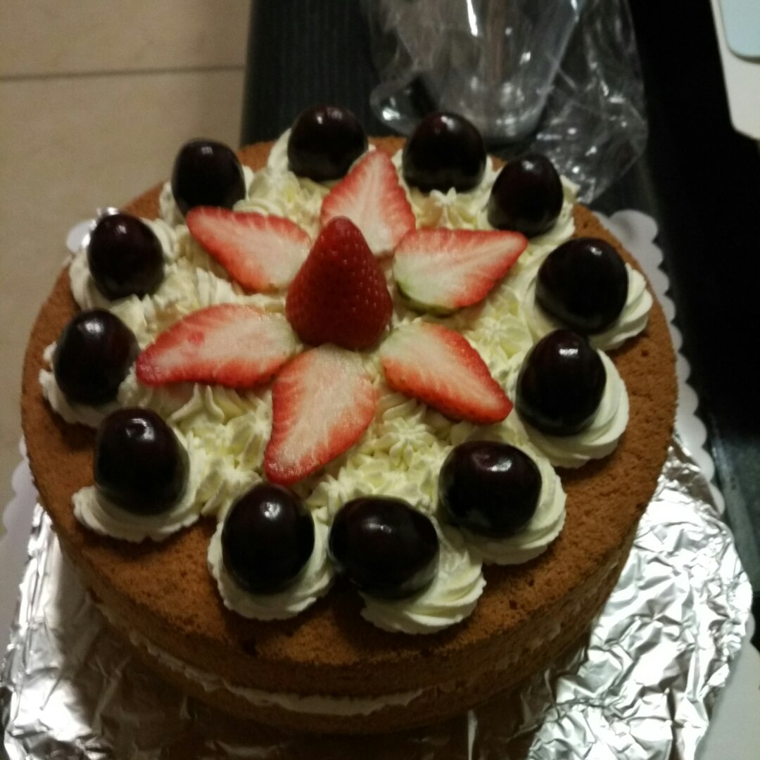 巧克力戚风裸蛋糕