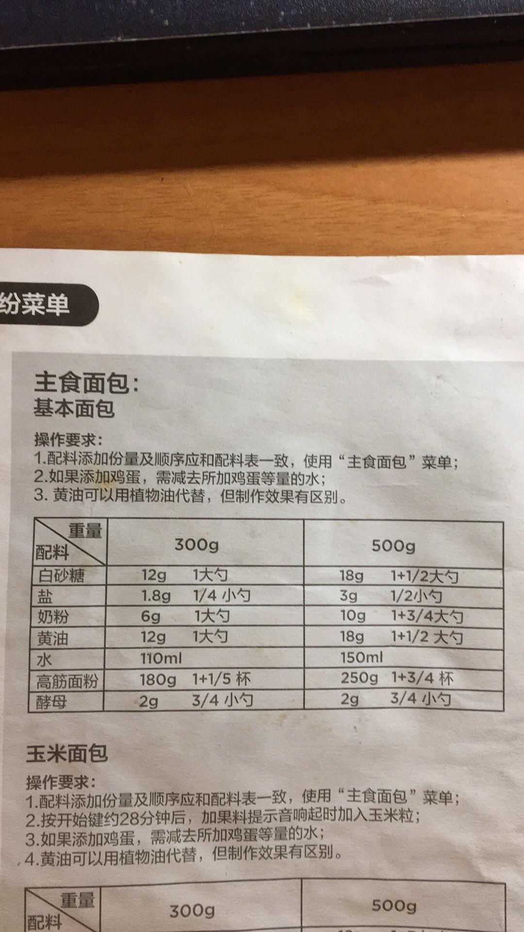 纯奶手撕吐司的做法 步骤1