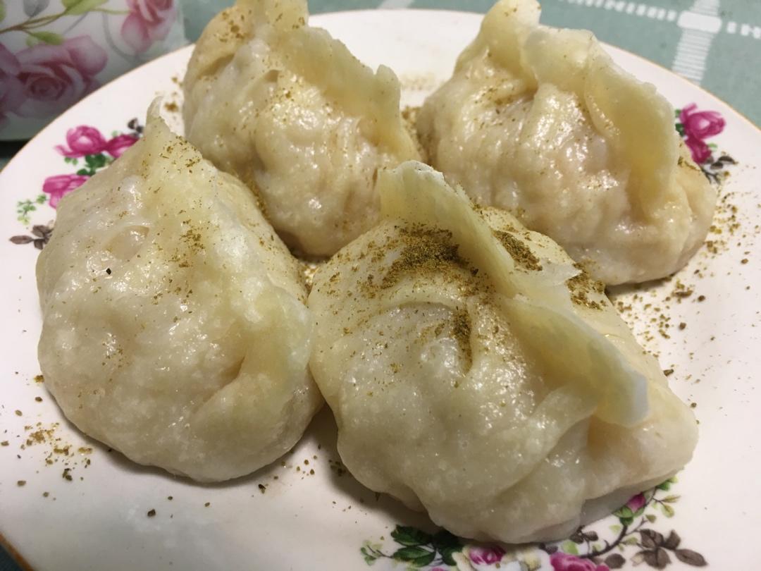 南瓜羊肉薄皮包子