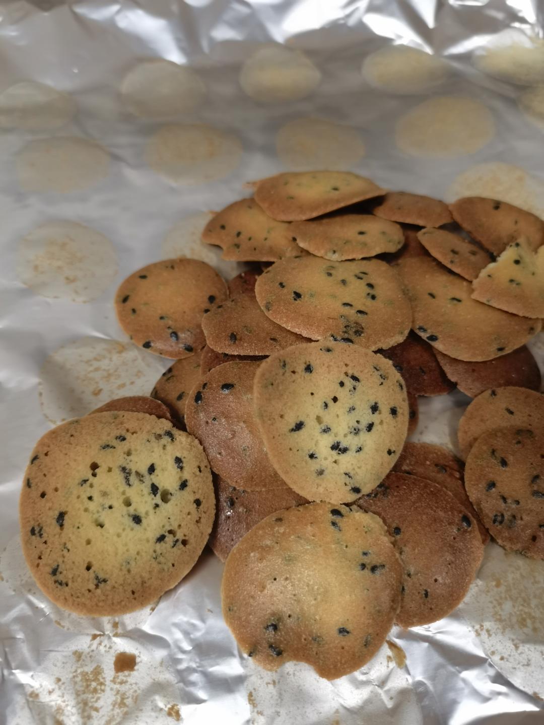 鸡蛋薄脆小饼干🥚（用料少，步骤简单）