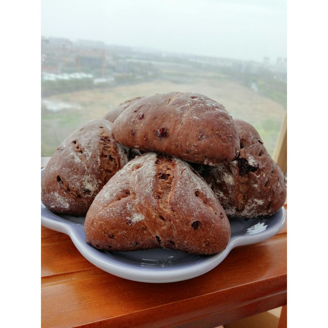 巧克力蔓越莓软欧