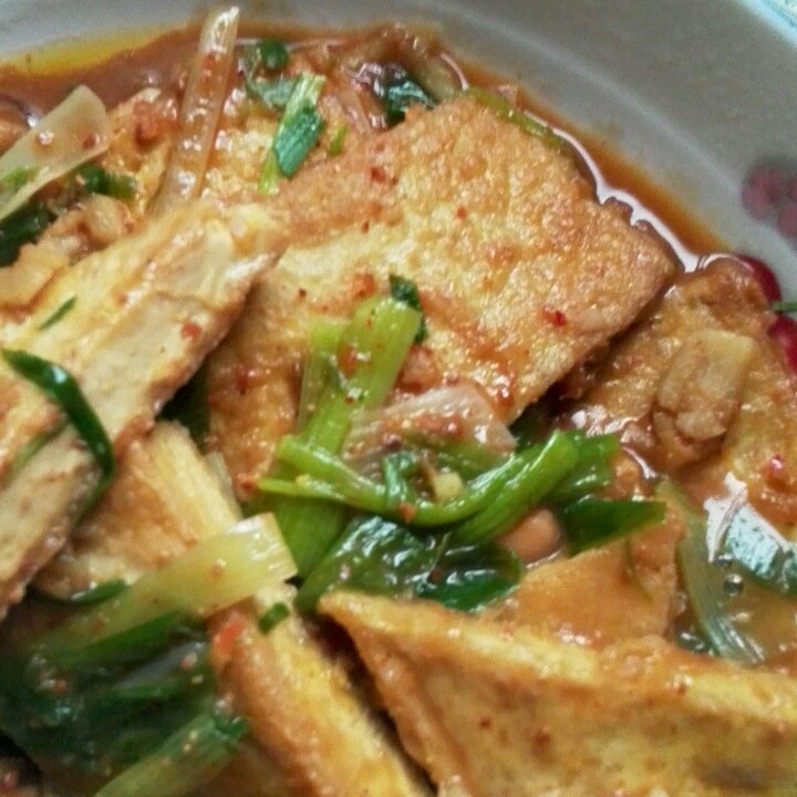 香煎豆腐--家常豆腐