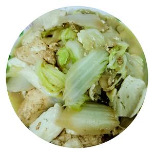 白菜豆腐炖粉条的做法 步骤1