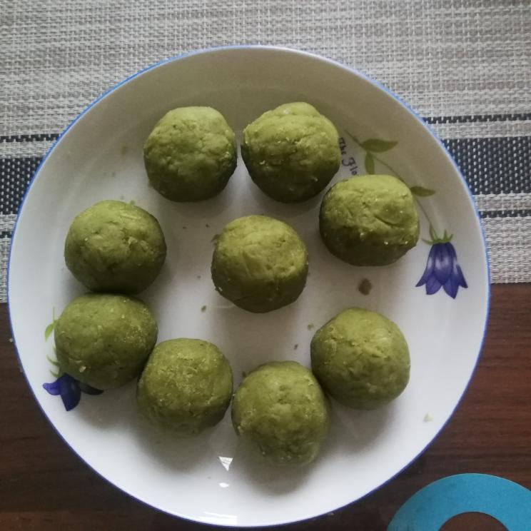 茉莉绿茶馅（低糖低油版）
