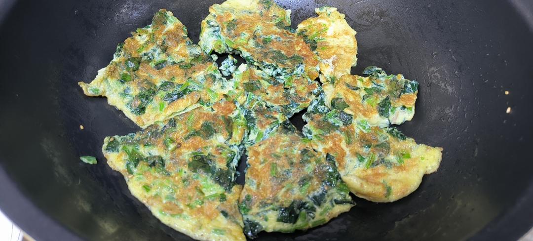 【减脂期】无油菠菜鸡蛋饼