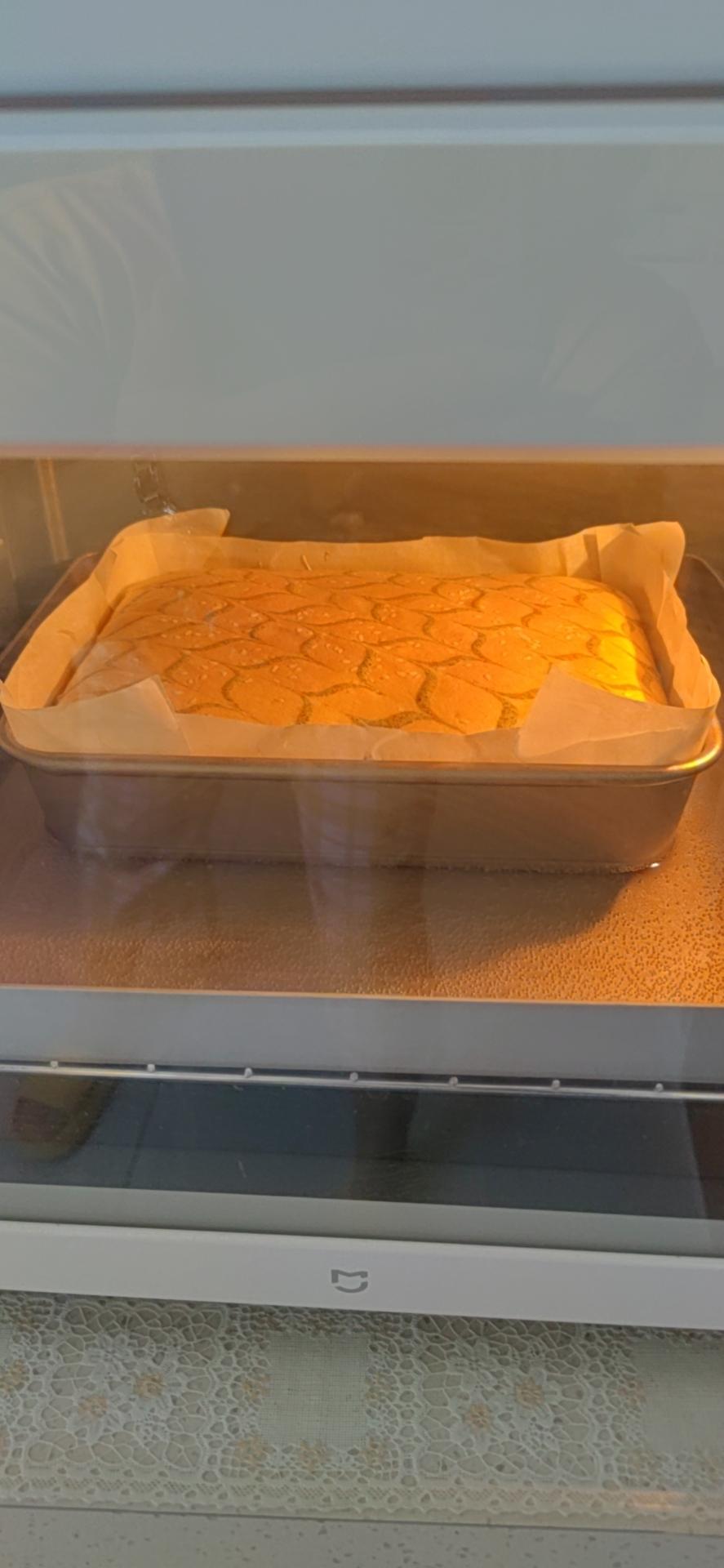 古早味蛋糕....烫面水浴法