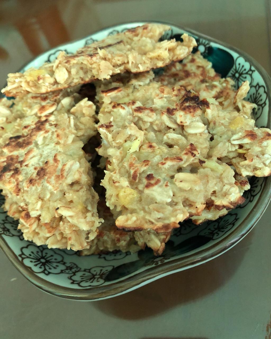 香蕉燕麦小饼（平底锅版）