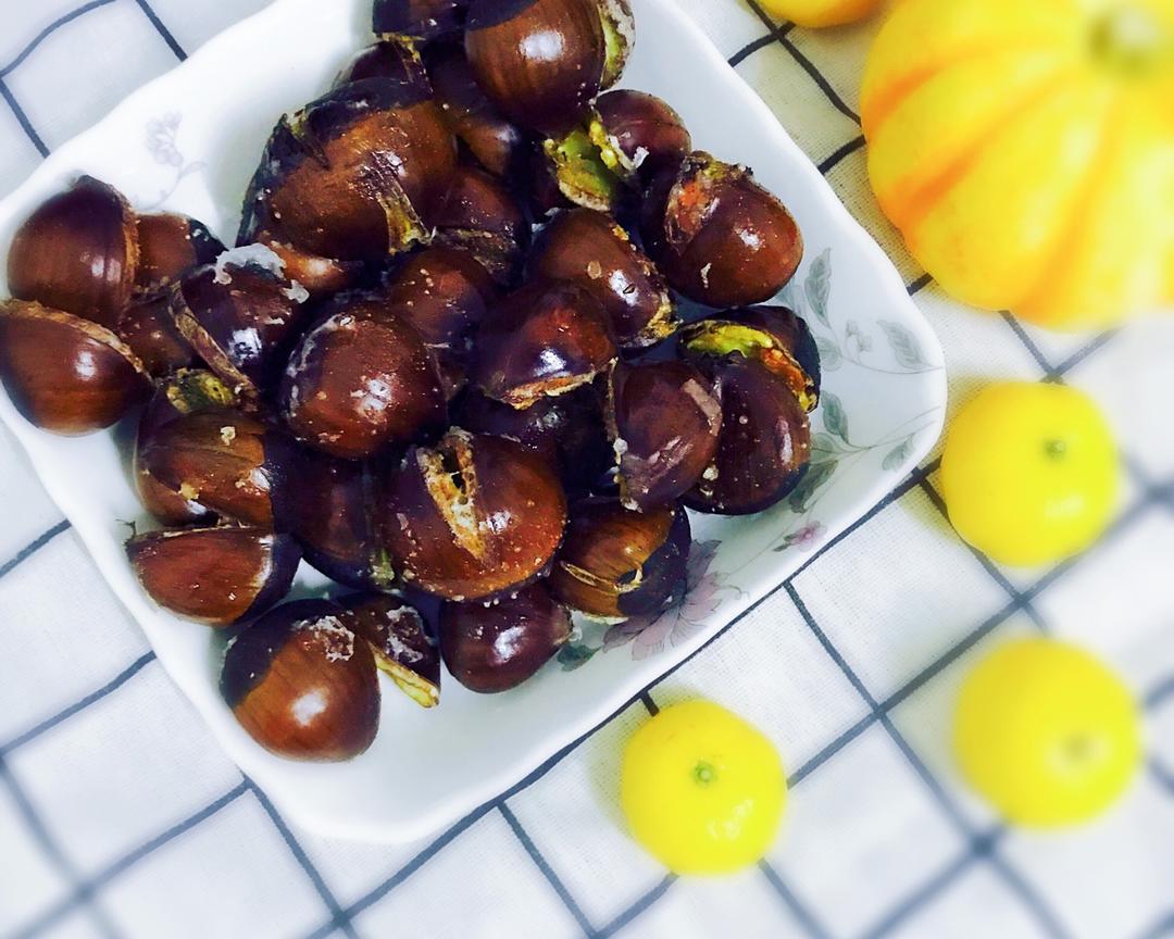 烤板栗的做法