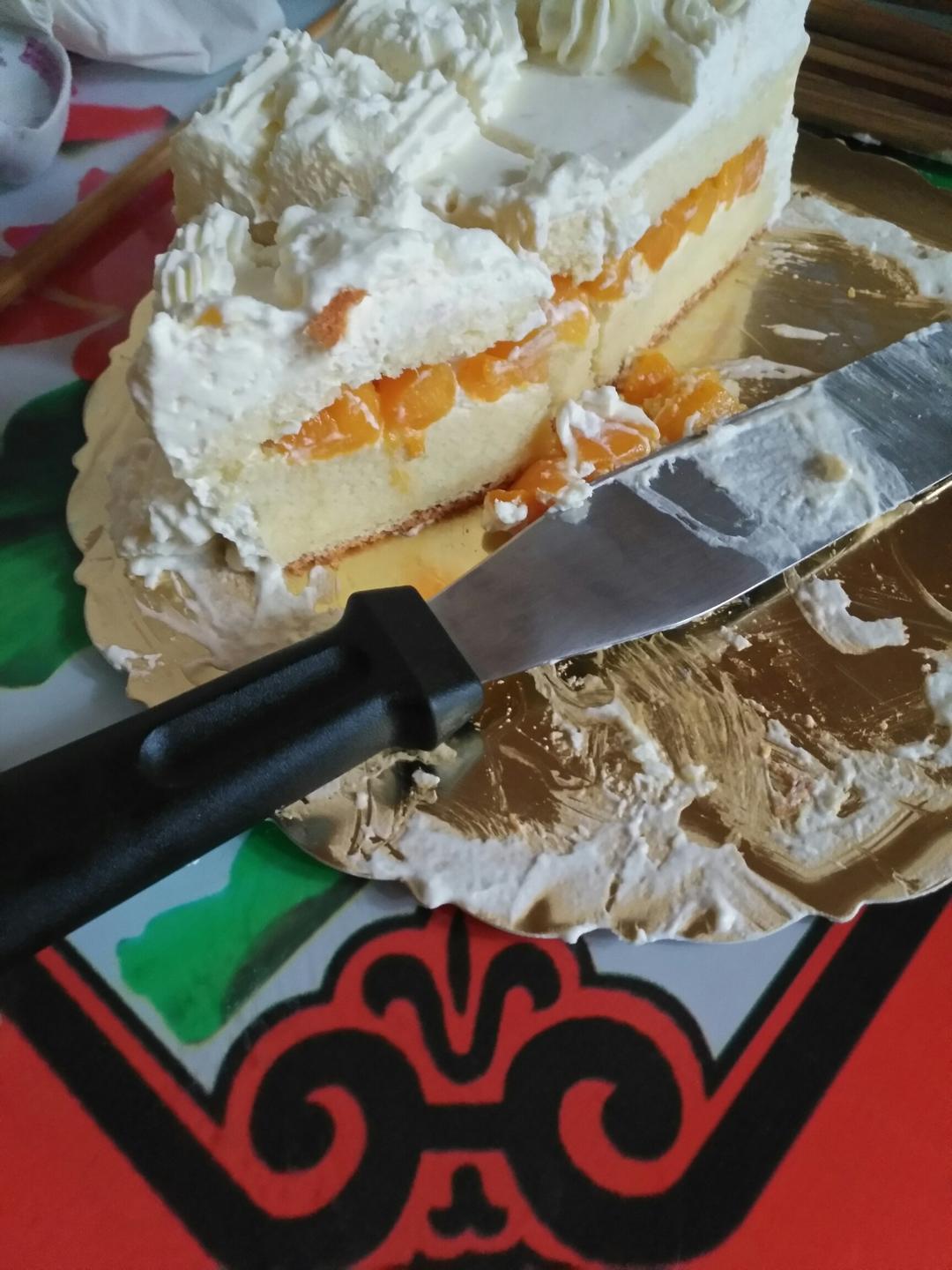 花瓣渐层蛋糕（简单裱花，只要会打发奶油）圣诞梦幻款