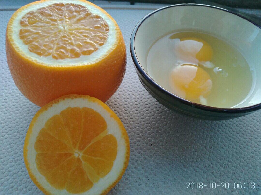 柳橙蒸蛋