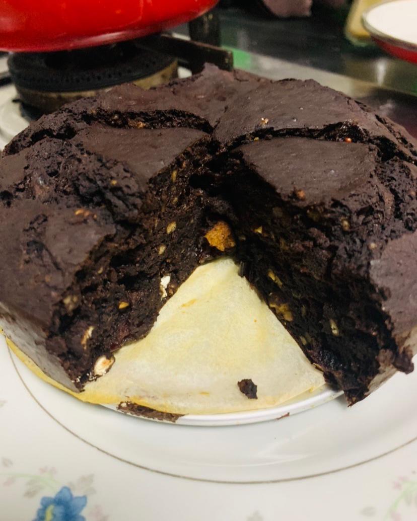 无油无糖低脂布朗尼！！整盘400多克的蛋糕热量不到500卡！！