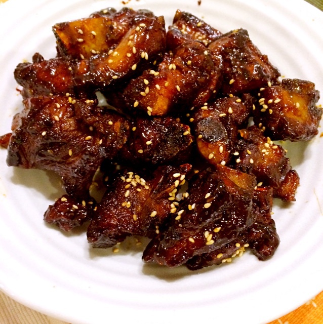 优美做的糖醋排骨