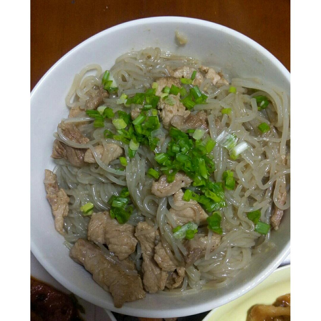 肉末炒粉丝