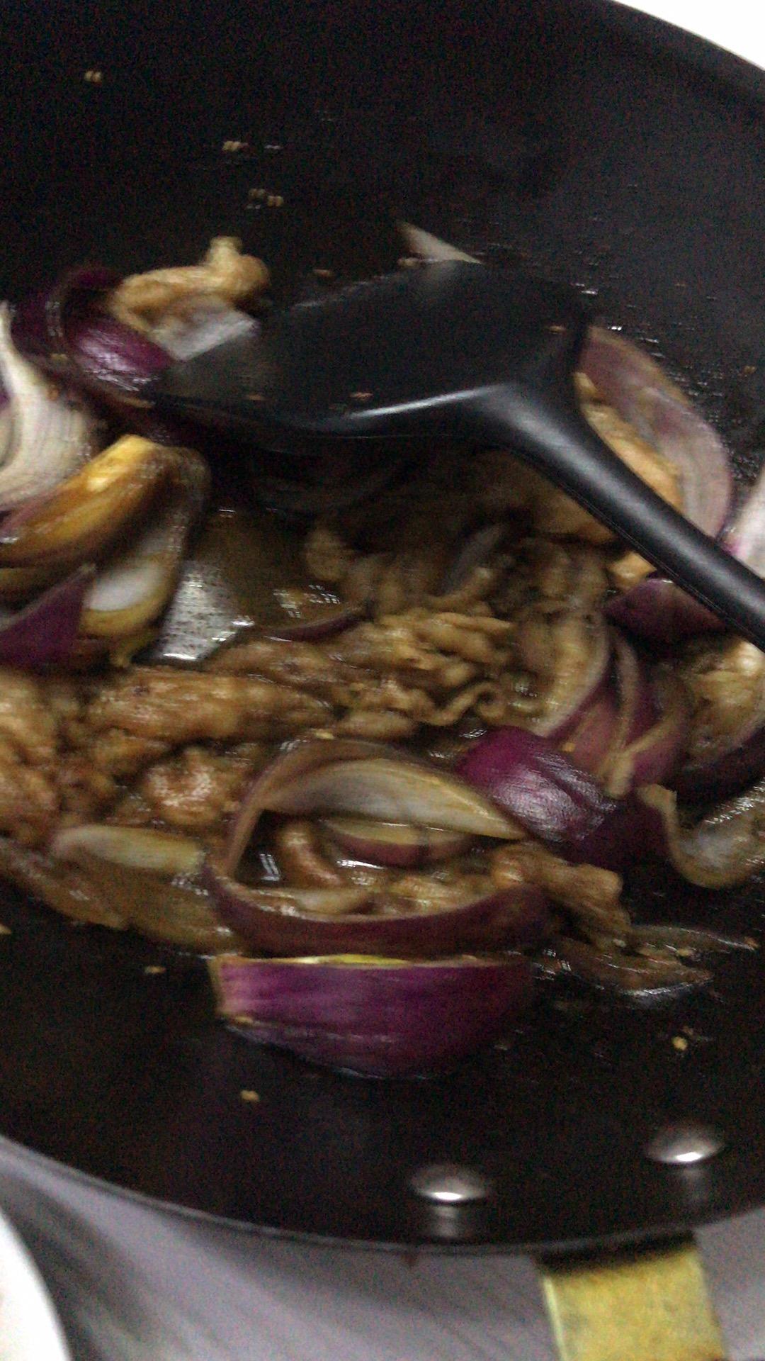 香喷喷的孜然羊肉卷