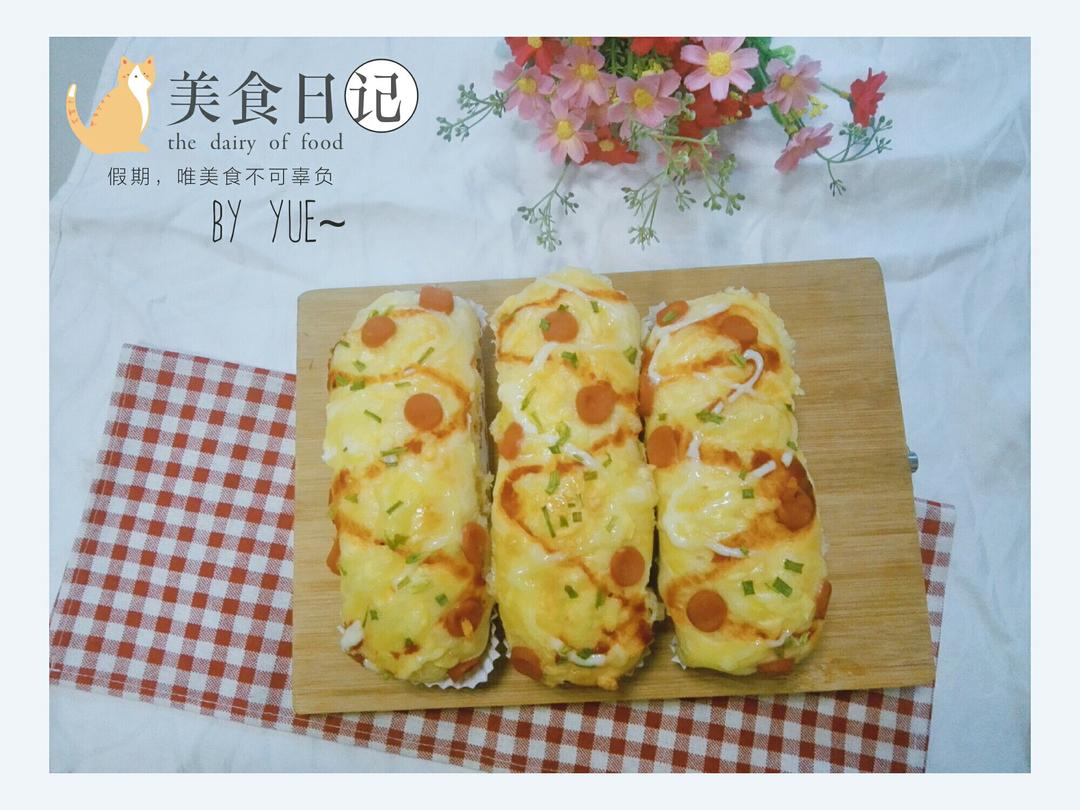 葱香芝士面包