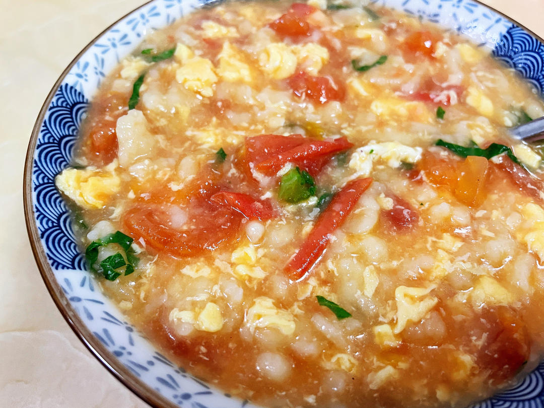 西红柿鸡蛋疙瘩汤