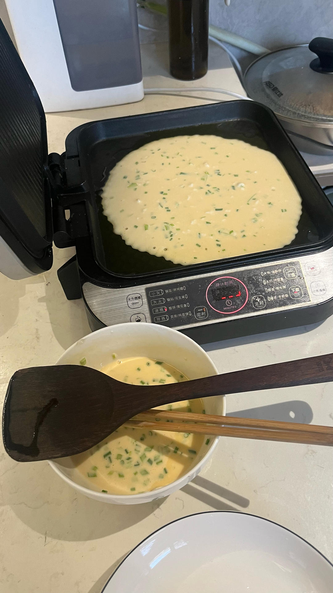 全麦葱花鸡蛋饼（全麦煎饼）