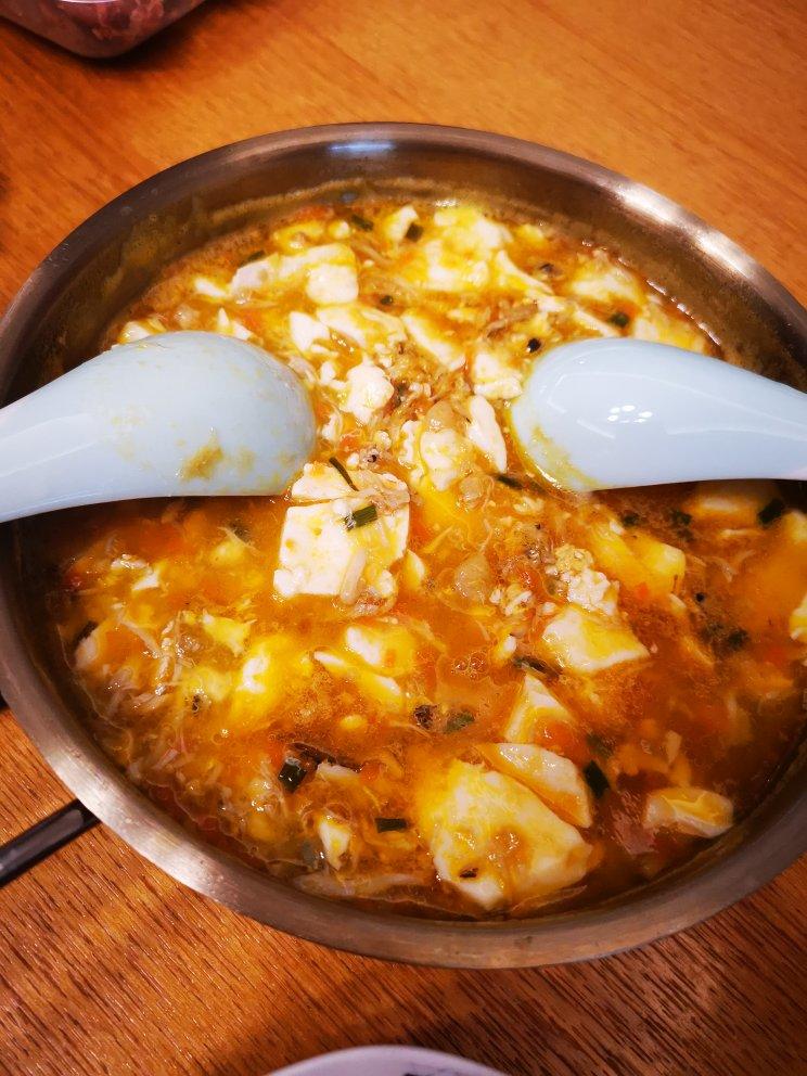 蟹粉烩豆腐