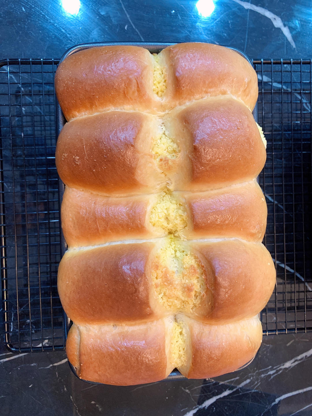 金砖吐司盒椰蓉排包