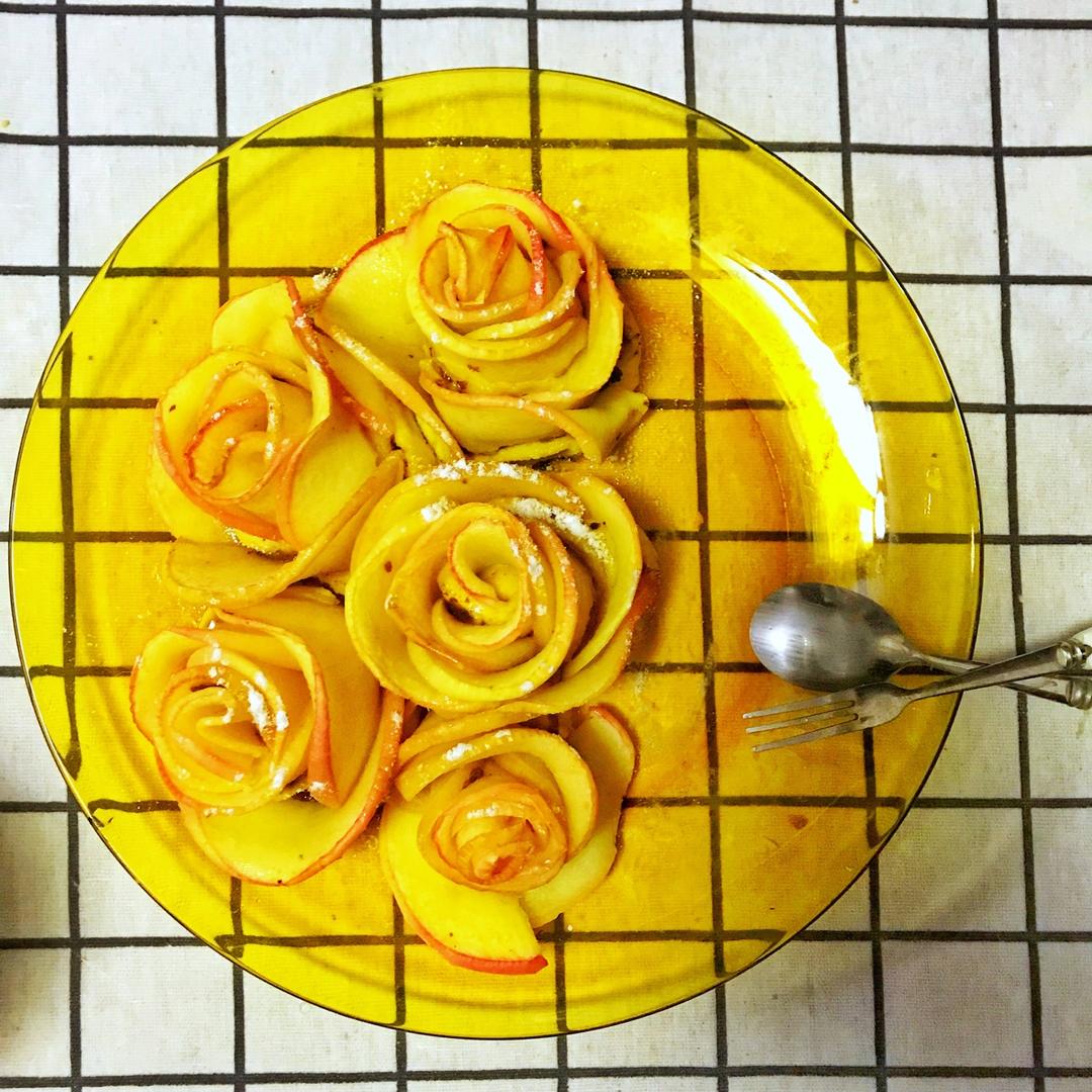 玫瑰花样苹果塔·零基础版