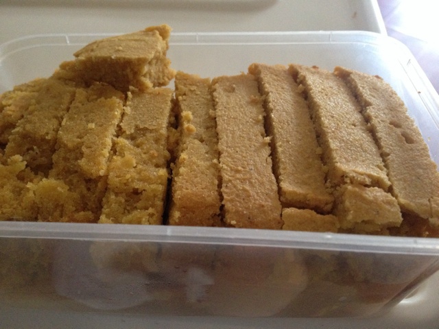 玉米面素糕 (Corn Flour Cake)