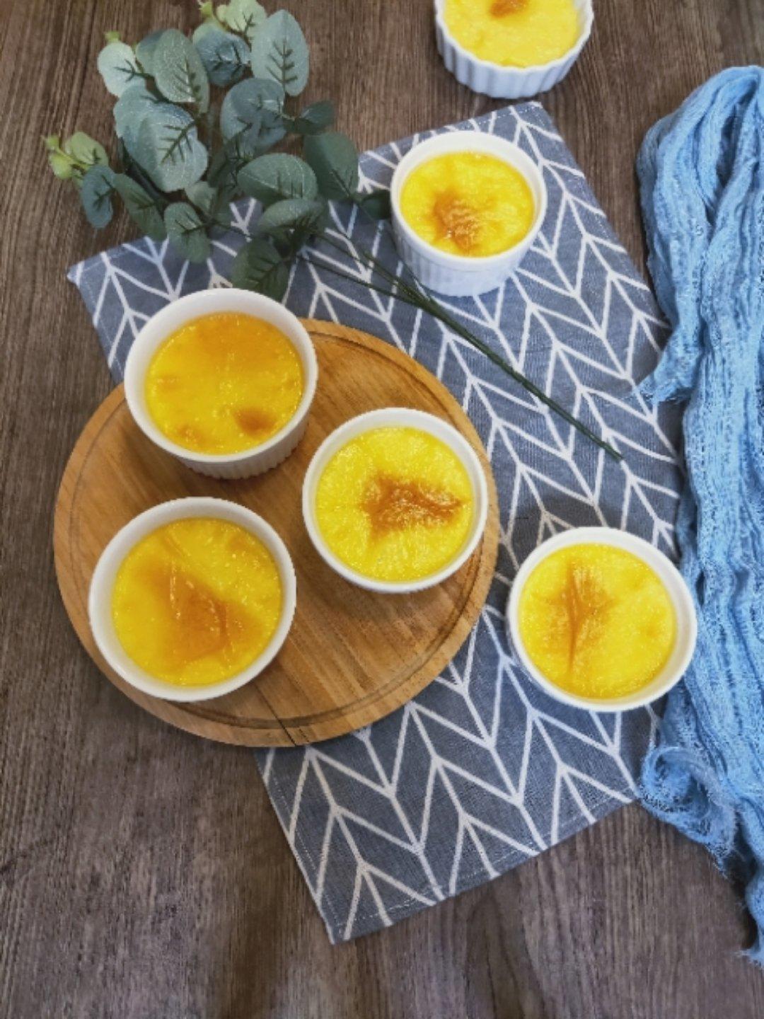 法式鲜奶布蕾塔 crème brûlée tart