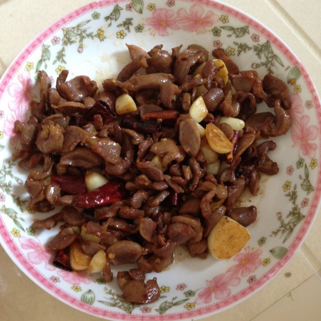 小米椒爆鸡胗