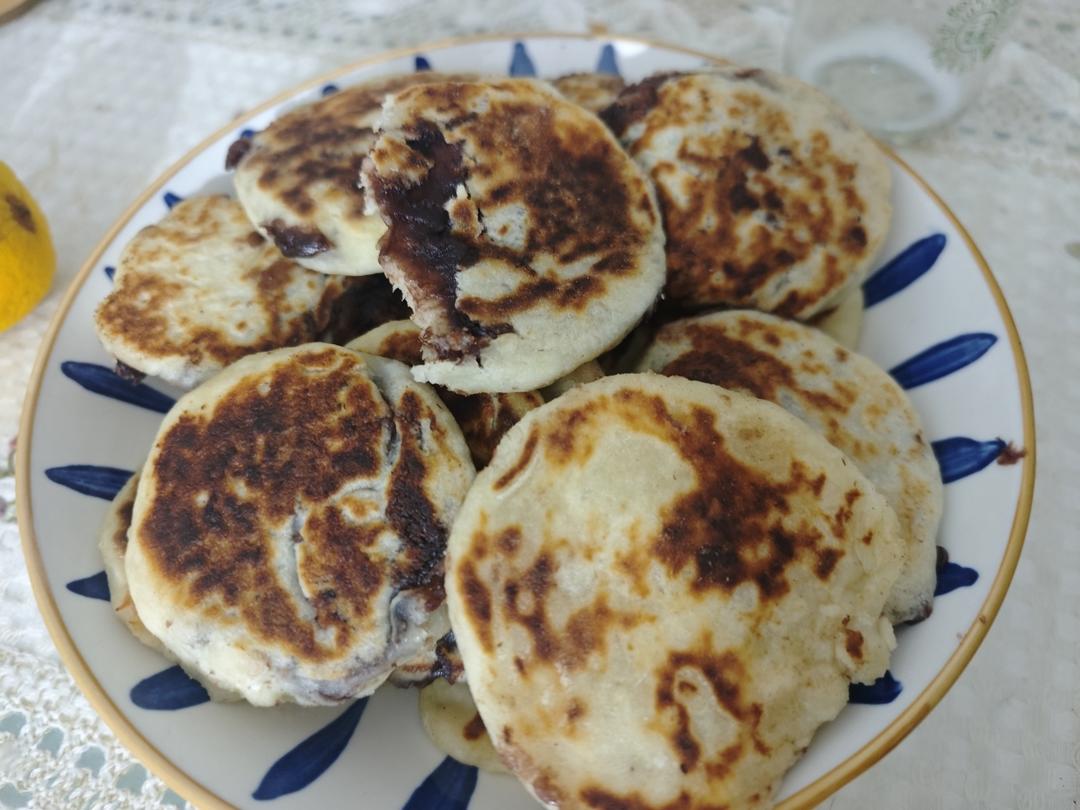 山药红豆饼（烤箱平底锅都行）