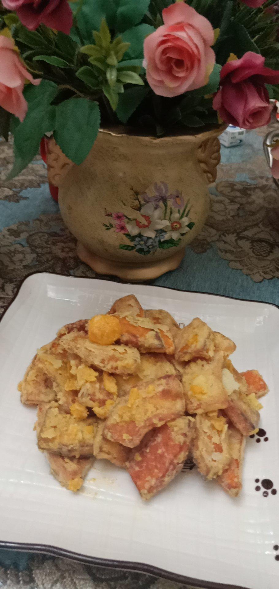 🔥咸蛋黄焗南瓜-好吃到舔碗（简单易上手教你蛋清用途）