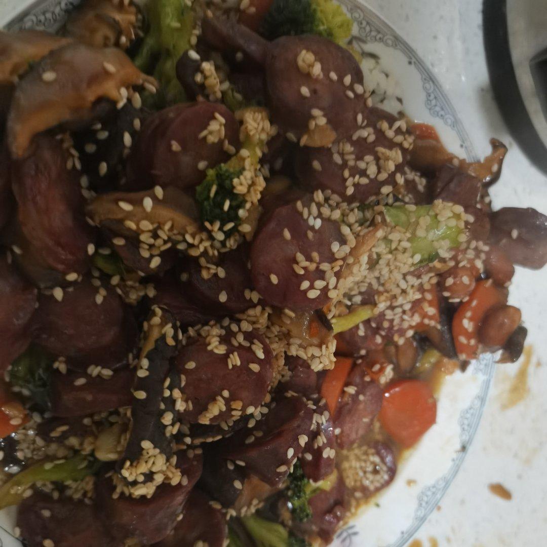 西兰花🥦炒蘑菇