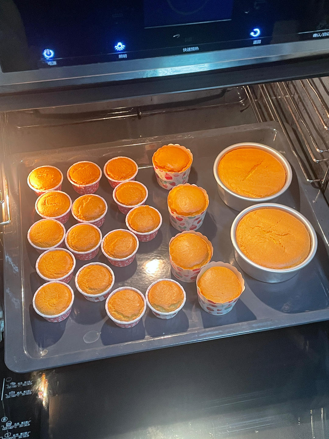 不塌陷不开裂不缩腰杯子蛋糕分享