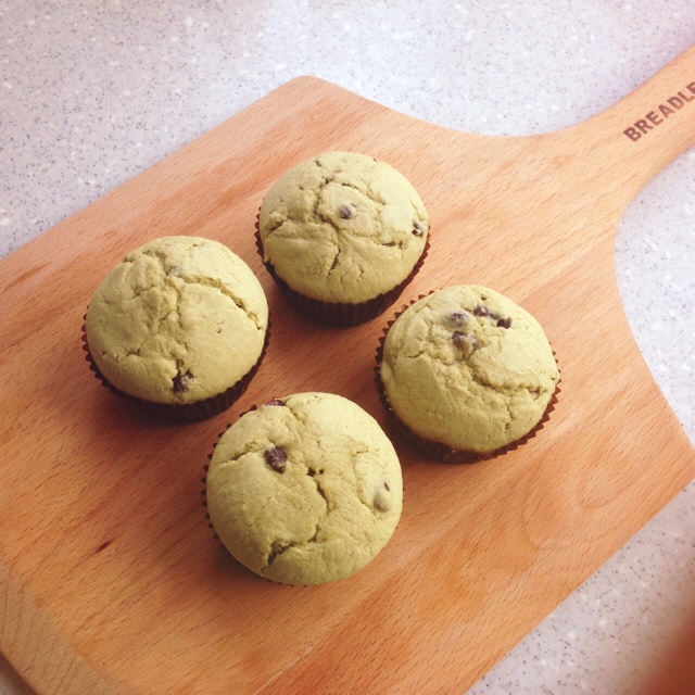 抹茶红豆麦芬