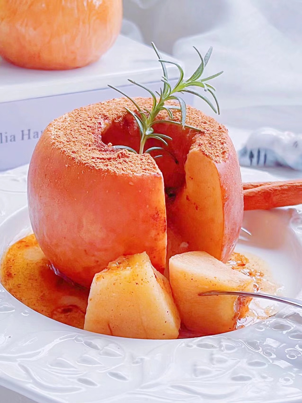 法式肉桂烤苹果的做法