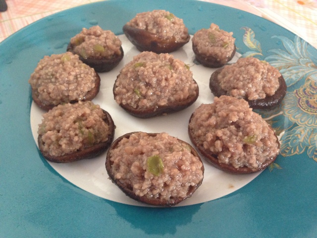 豆腐肉末酿香菇