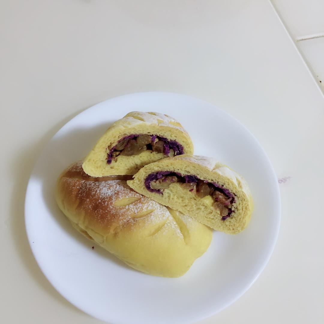南瓜红豆包