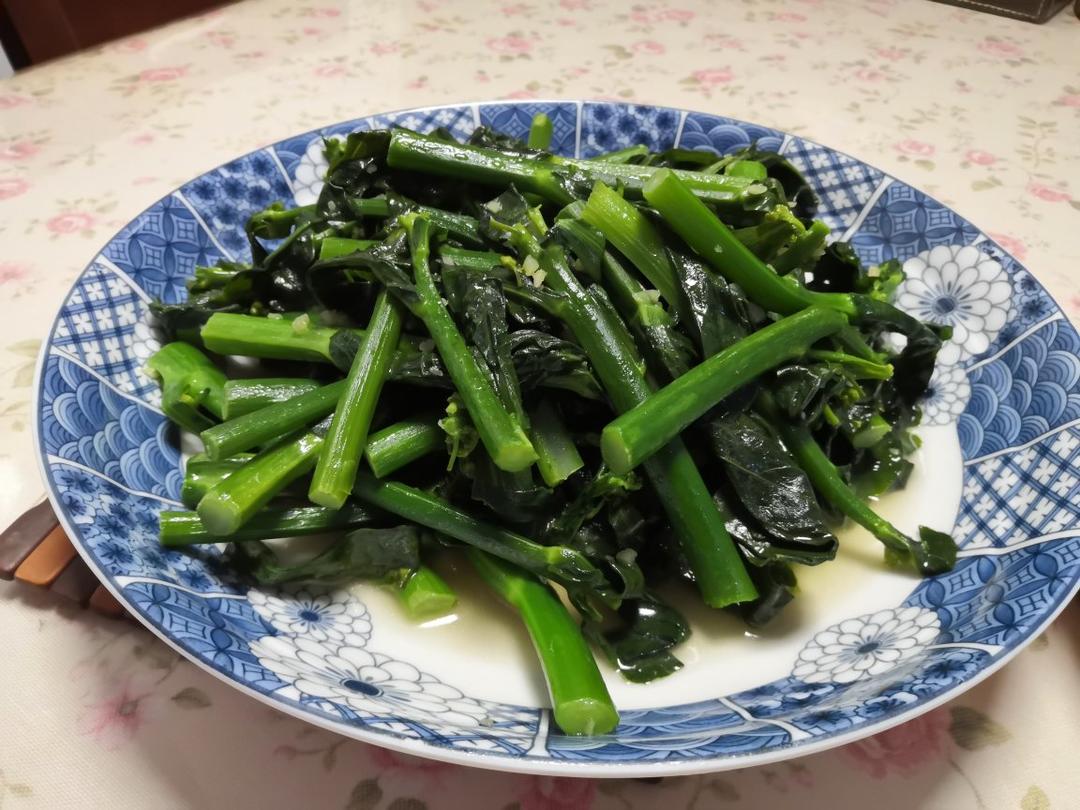 姜汁酒炒芥兰菜