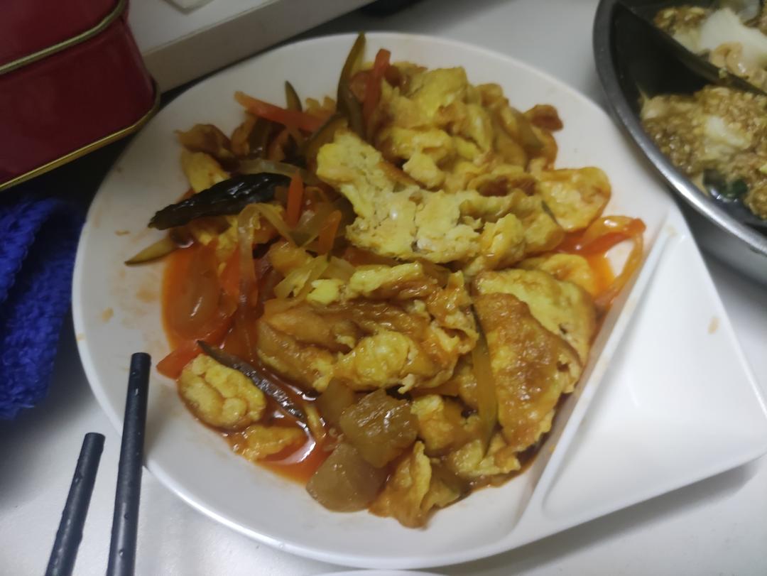 儿时的味道.五柳炸蛋