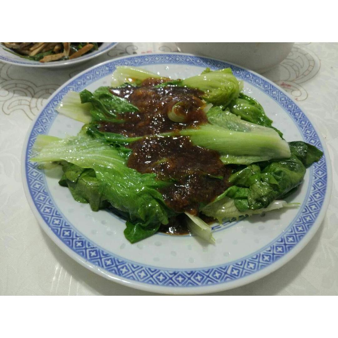 白灼西生菜