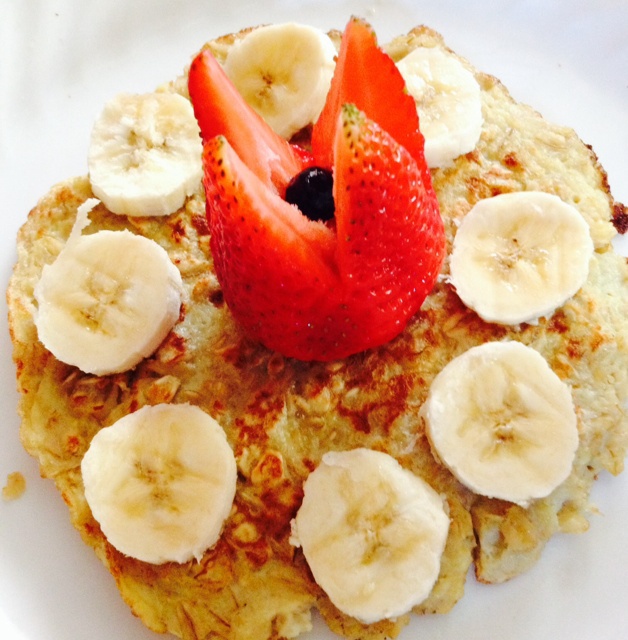 懒人早餐之牛奶鸡蛋燕麦饼