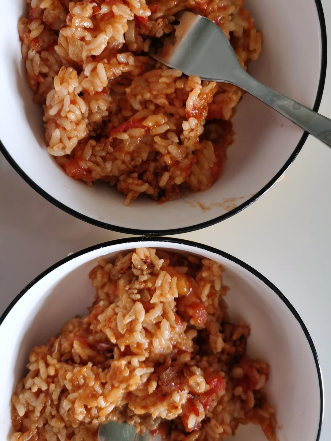 番茄芝士焗饭🍅超长拉丝~!!