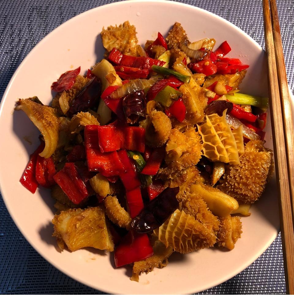 爆炒牛肚-微辣