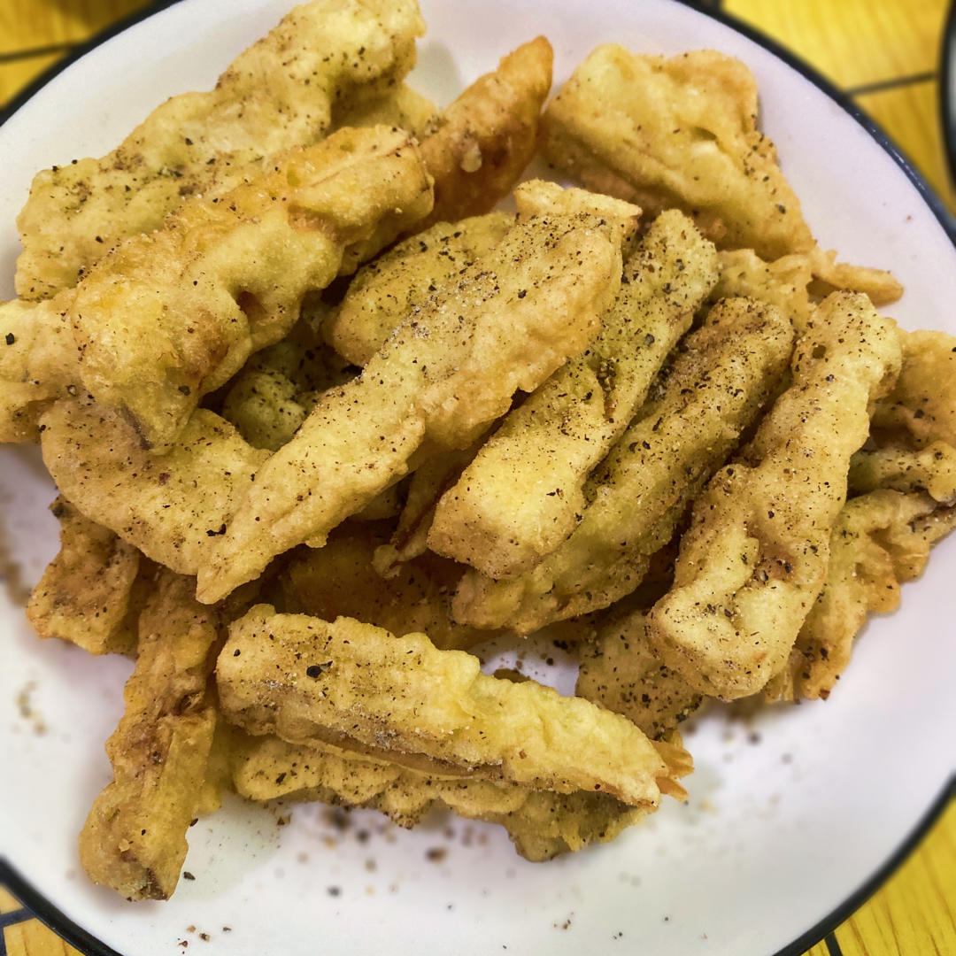 🔥外酥里嫩❗️椒盐杏鲍菇