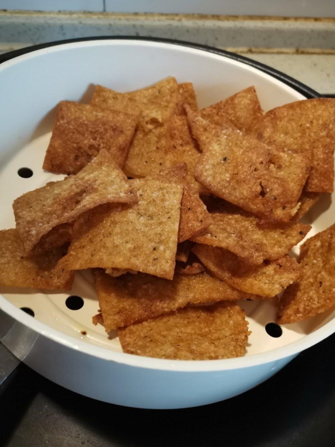 自制剩米饭锅巴