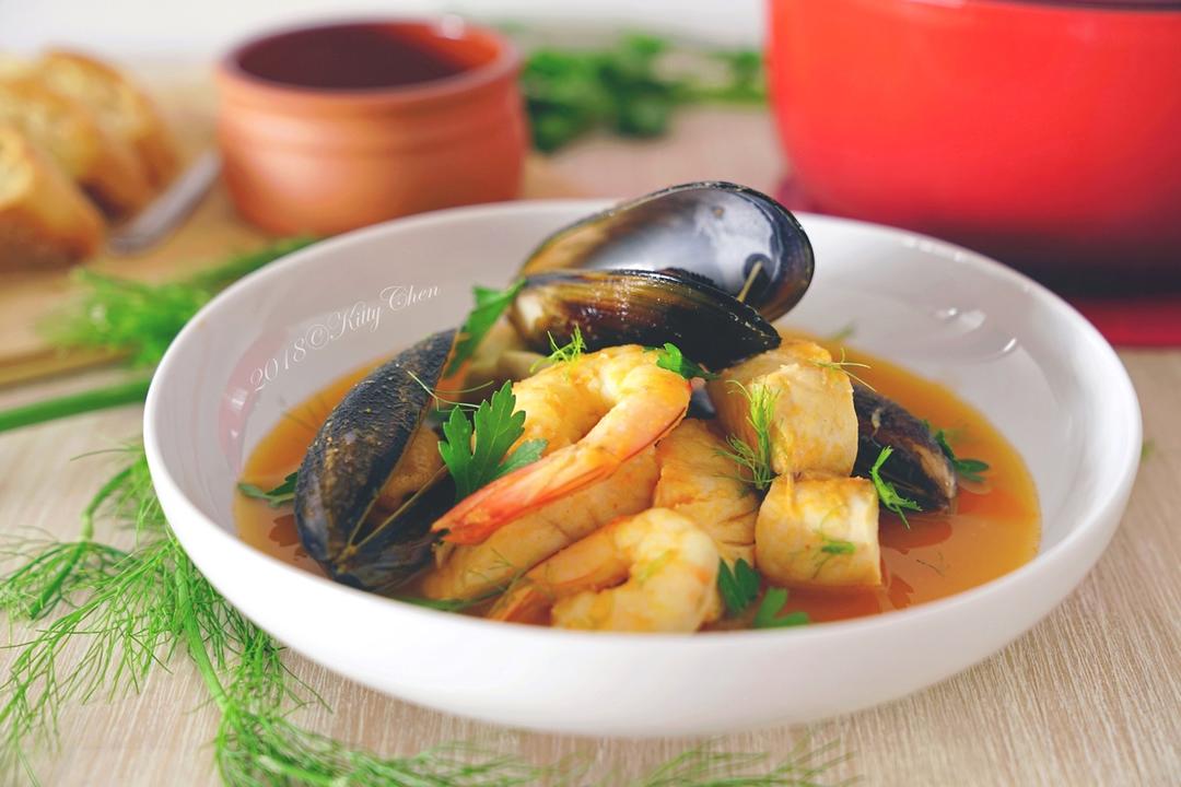 李夫人的自我修养I：“不过如此”的马赛海鲜汤 Bouillabaisse Style Seafood Stew