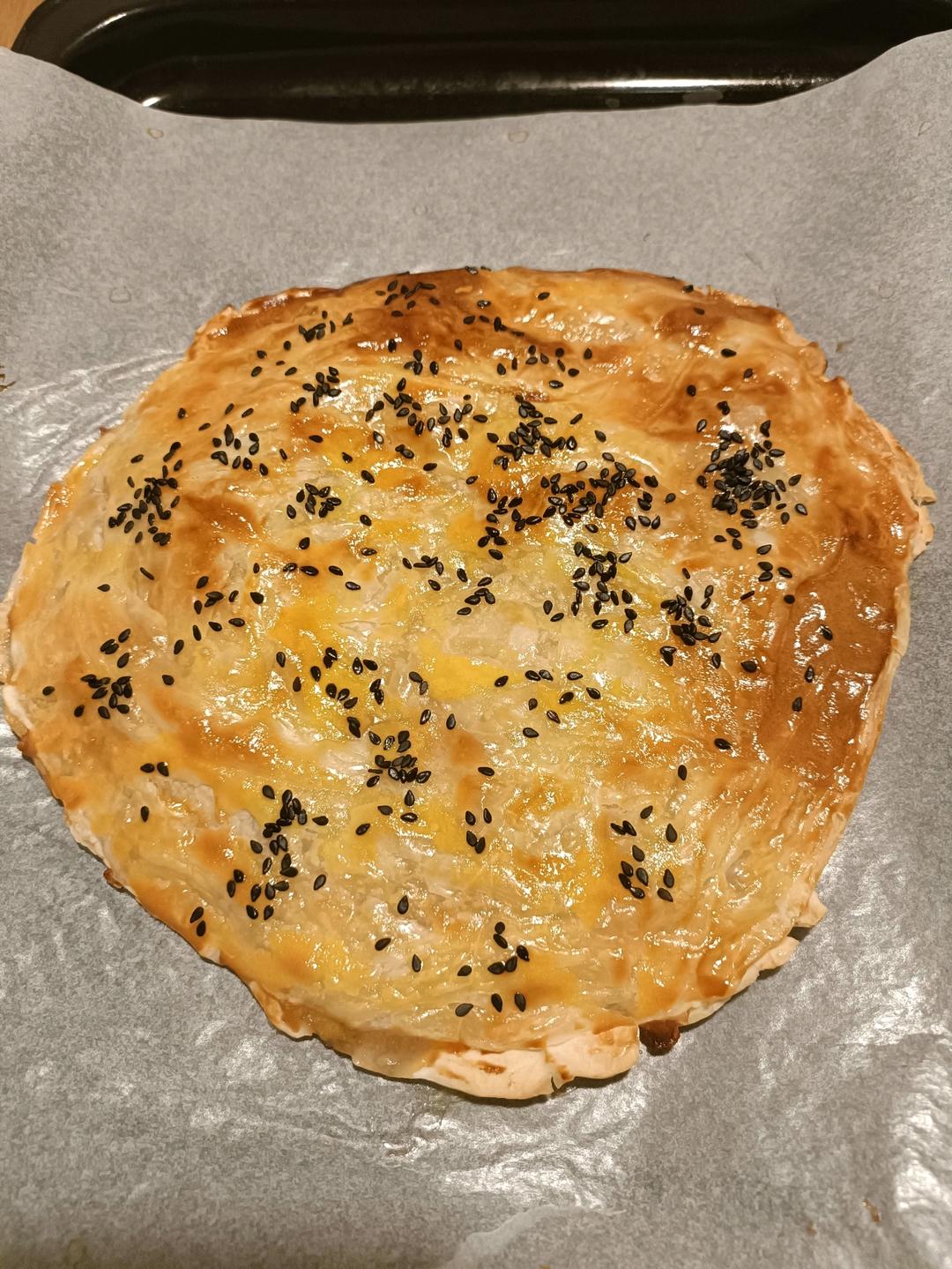 万能手抓饼👉能拉丝的手抓饼香蕉酥❗️巨好吃