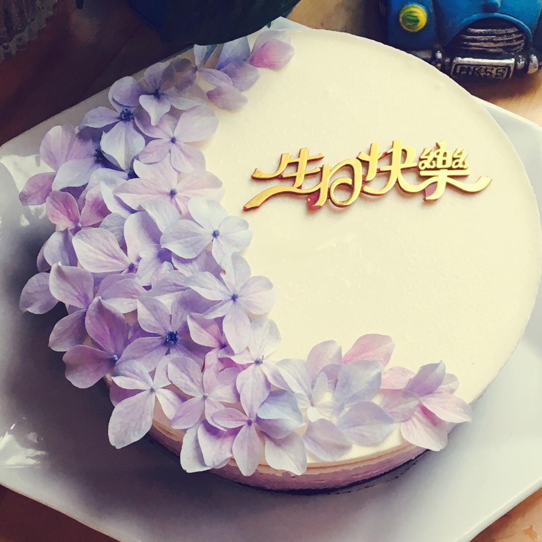 渐变蓝莓冻芝士蛋糕（免烤）