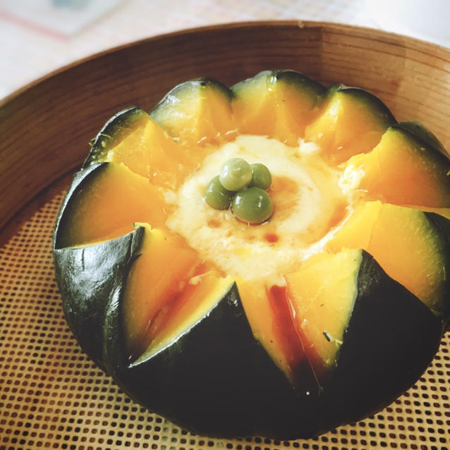 贝贝南瓜奶香蒸蛋